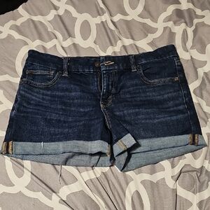 American Eagle Dark Blue Jean Shorts